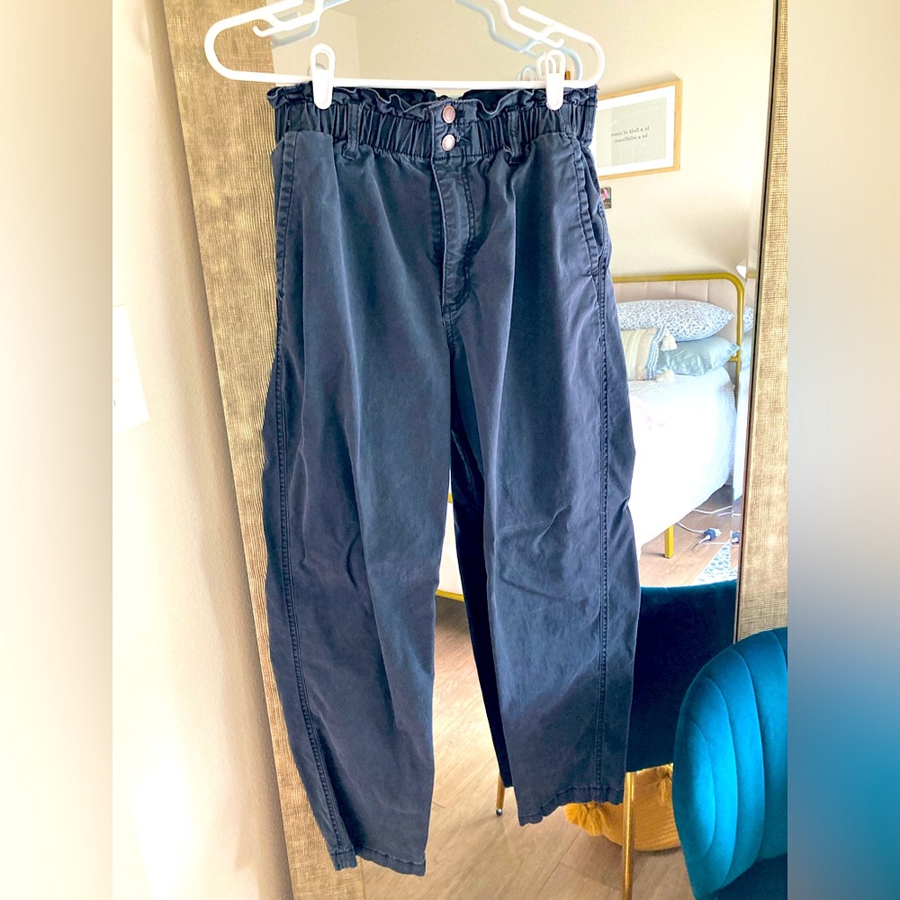 Washed black jeans
